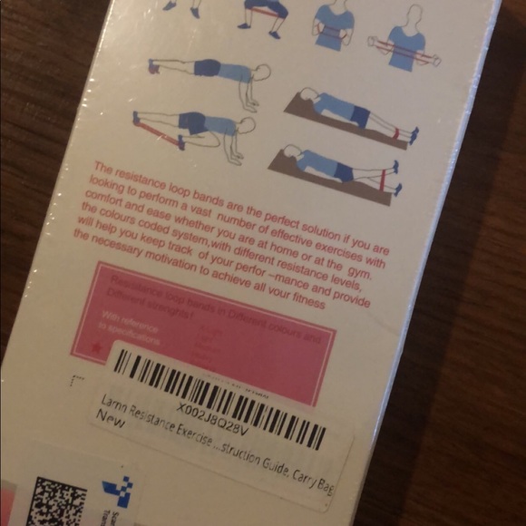 Shades of pink 5 level resistant loop bands - Picture 2 of 2